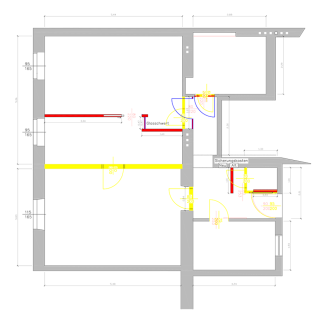 Plan Eigentumswohnung in einem Biedermeier Haus 