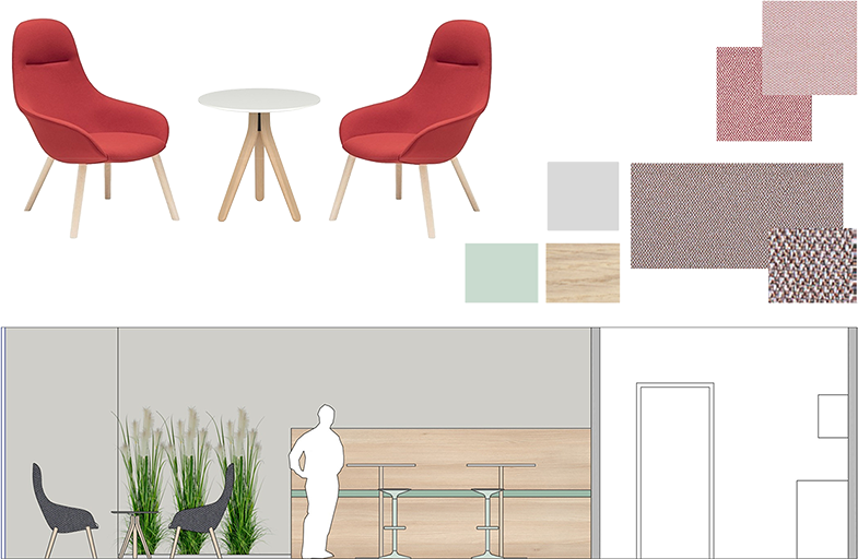 Chiesi Farb Materialkonzept