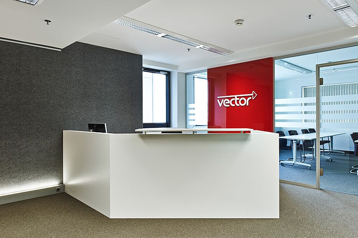 Empfang Office Design Vector