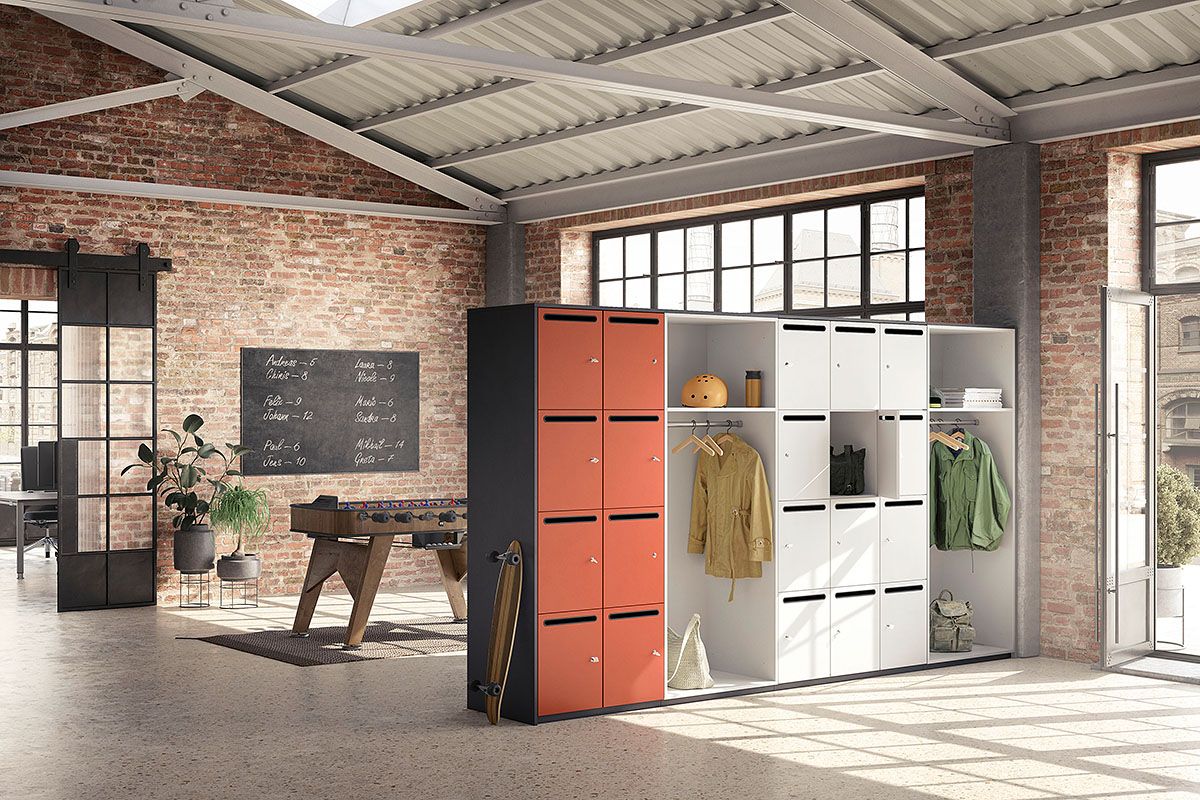 Bueroschrank Locker Prisma 2 Garderobe