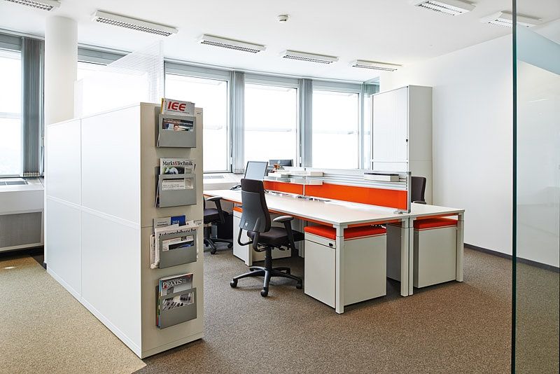 Office Design Projekt Vector Arbeitsplatz